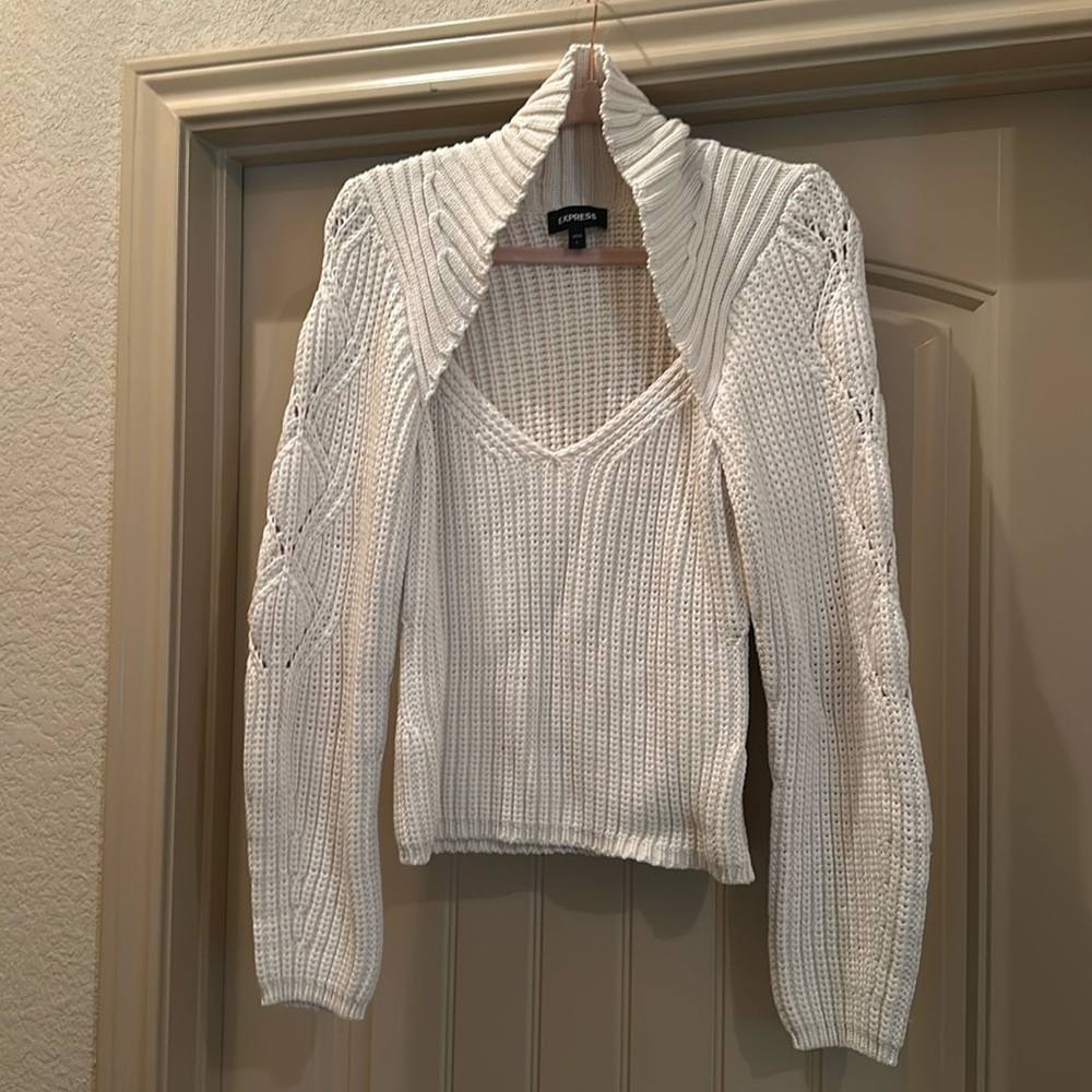 Cream sweater